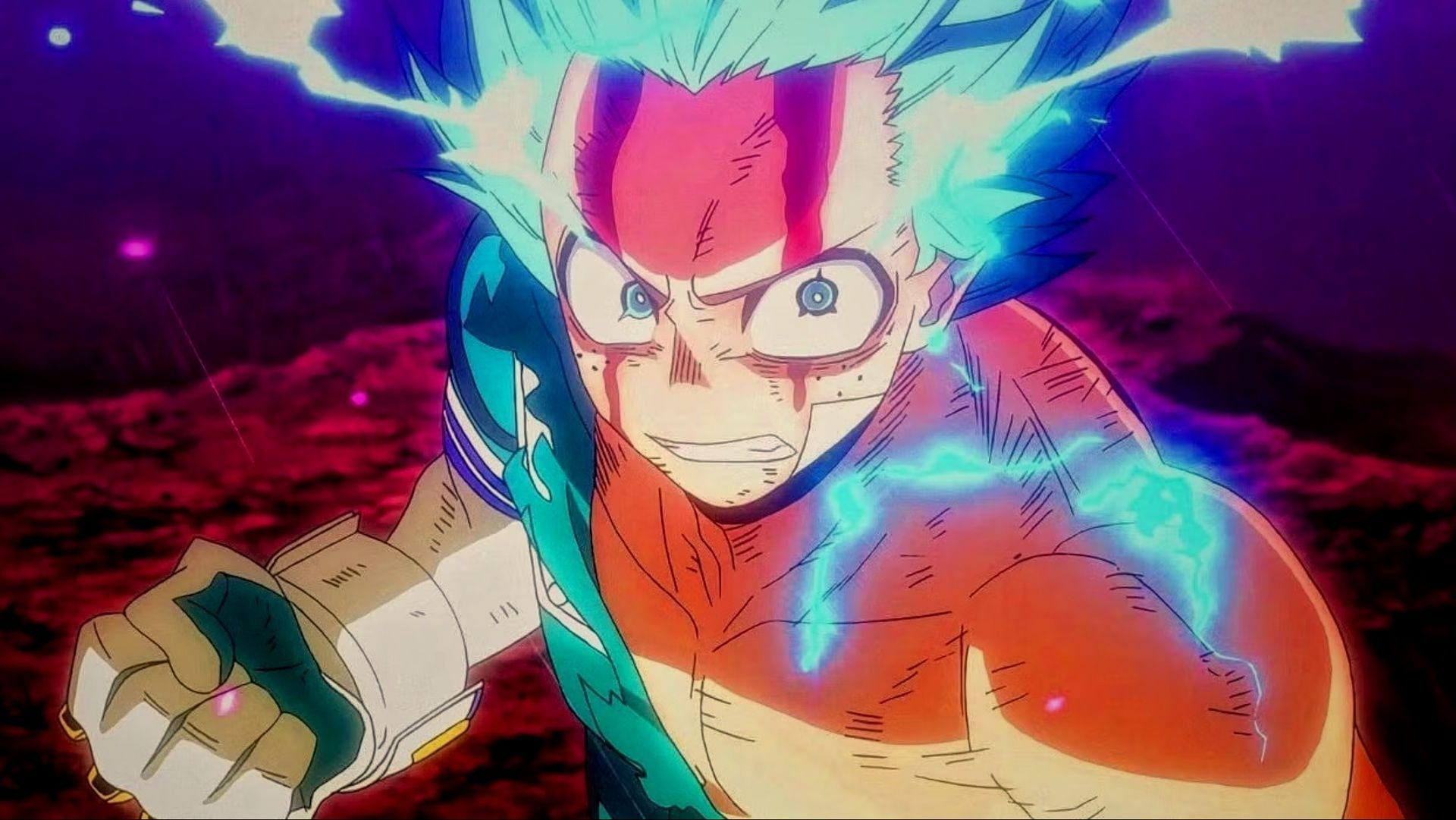 Midoriya is one of the anime characters who achieved his goal because of others' sacrifice (Image via Bones)
